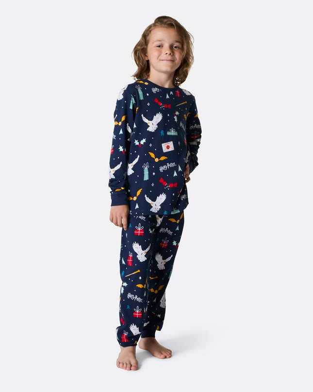 Blue Harry Potter Family Pajamas | Magical Holiday Sleep Set