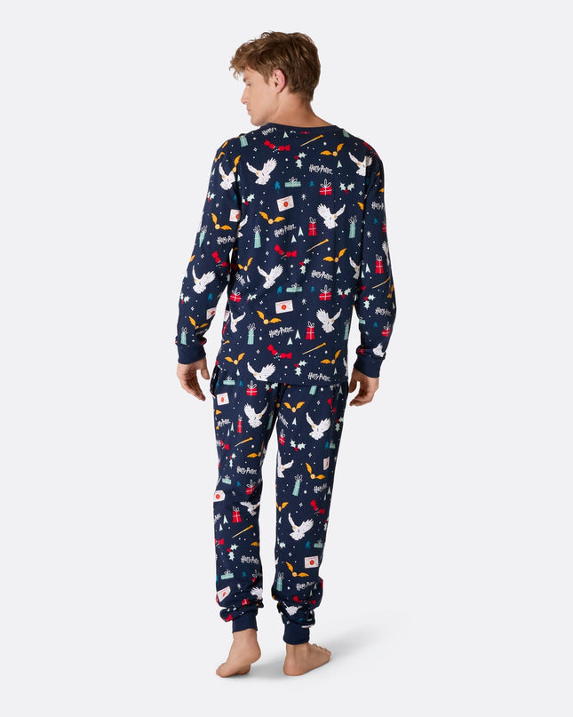 Men's Blue Harry Potter Pyjamas for Magical Nights