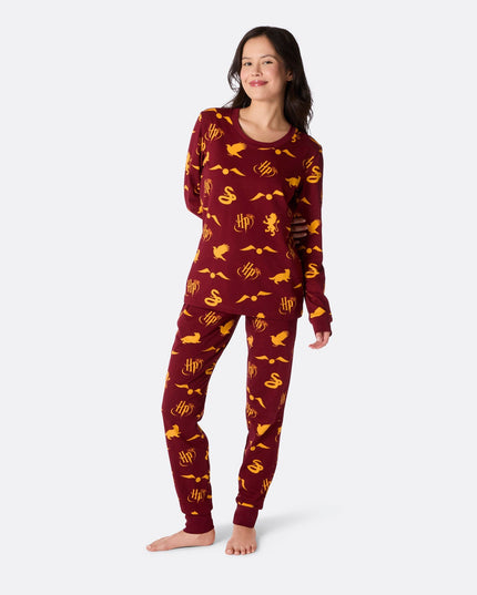 Pijamas Rojas de Harry Potter para Mujeres