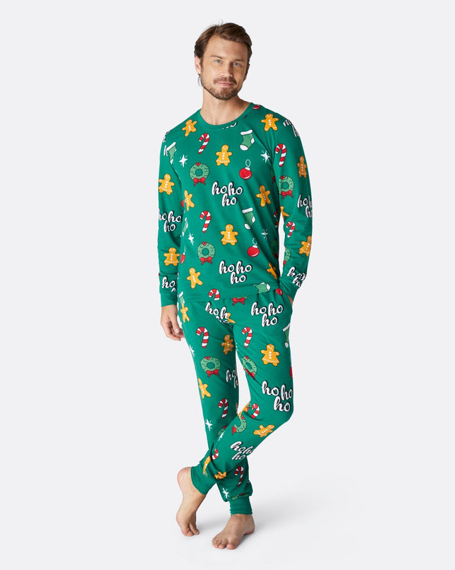 Mænds grønne hohoho pyjamas