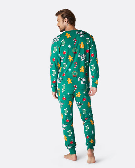 Mænds grønne hohoho pyjamas