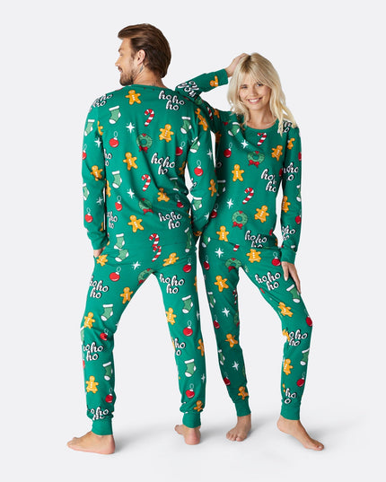 Mænds grønne hohoho pyjamas