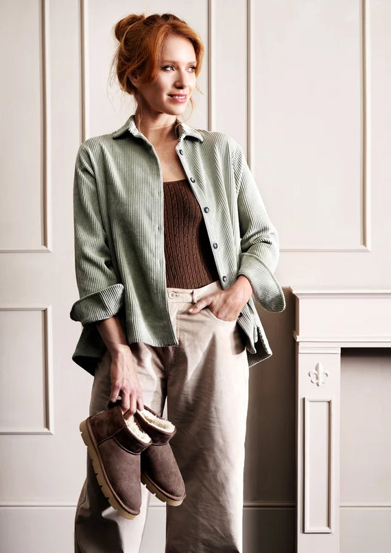 Grünland Women's Extra Short Boots - Marrone | Stylish Winter Comfort