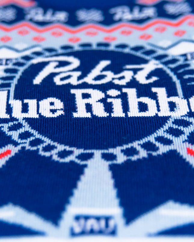 Pabst Fair Isle Beer Holiday Ugly Christmas Sweater