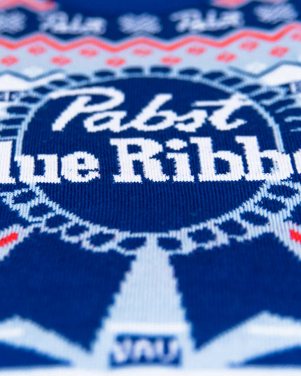 Suéter Navideño Feo de Cerveza Pabst Fair Isle