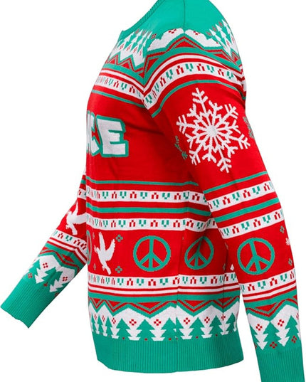Suéteres Feos de Navidad Unisex para Parejas I Come in Peace