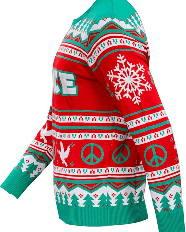 I Come in Peace Couples Unisex Ugly Christmas Sweaters