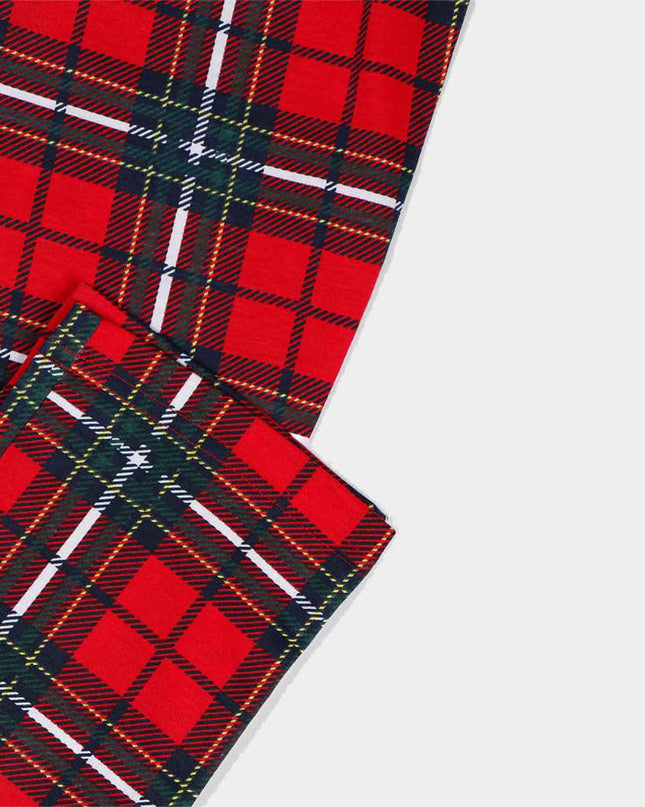 Julepyjamas til kvinder rød smil design