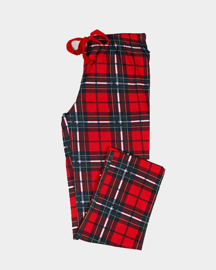 Julepyjamas til kvinder rød smil design