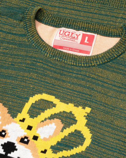 Queen Corgi Dog Lovers Ugly Christmas Sweater