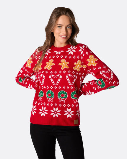 Women's Family Red Christmas Sweater