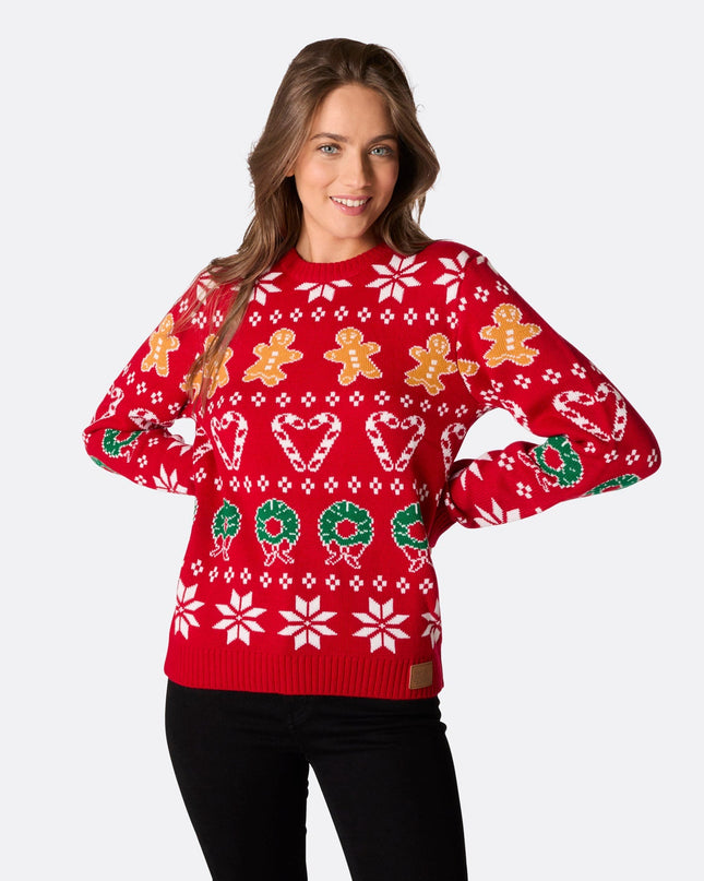 Women's Family Red Christmas Sweater