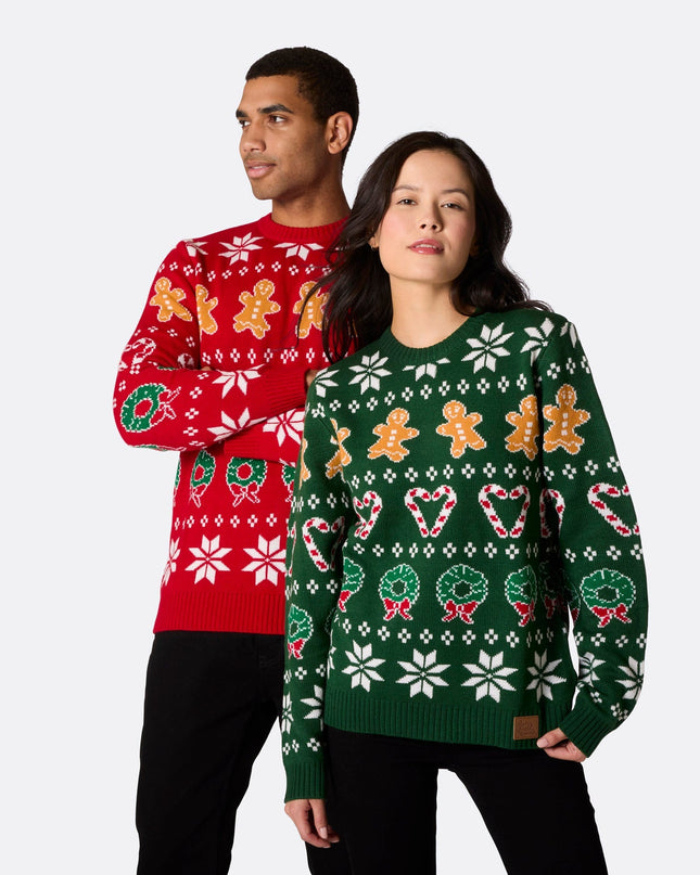 Men's Family Green Christmas Sweater