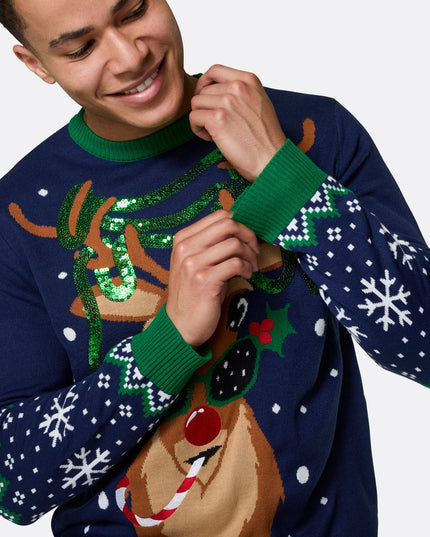 Mænds Rudolf Jule Sweater