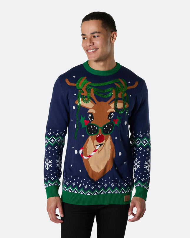 Mænds Rudolf Jule Sweater