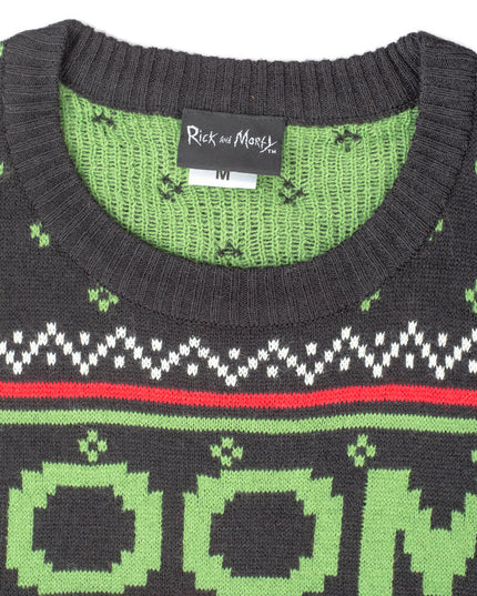 Rick y Morty PickleRick Jersey de Navidad Feo Iluminado
