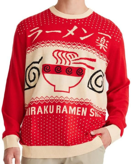 Ripple Junction Naruto Ichiraku Ramen Bowl Ugly Sweater