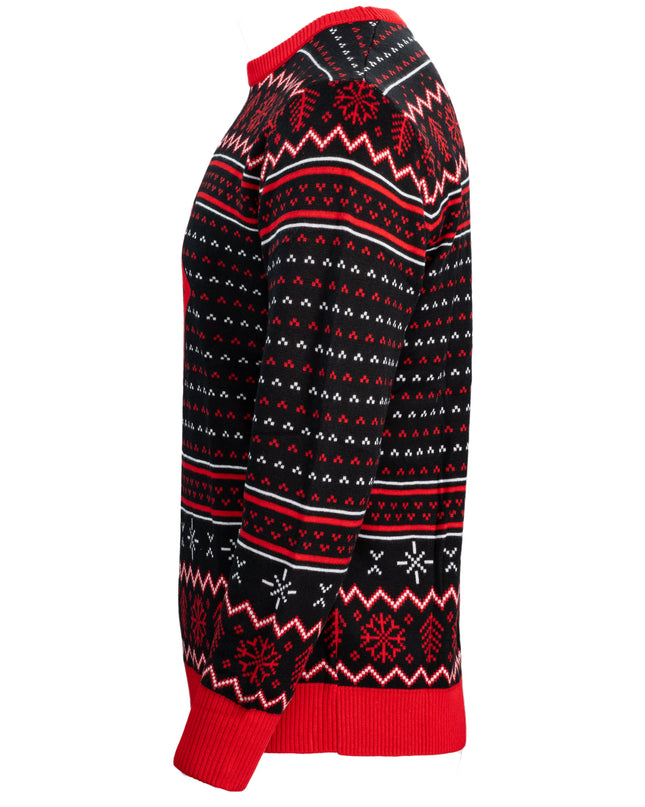 Rolling Stones Lips and Tongue Ugly Christmas Sweater