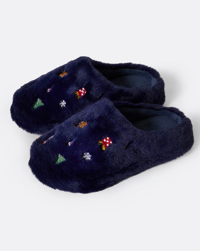 Fluffy Christmas Slippers