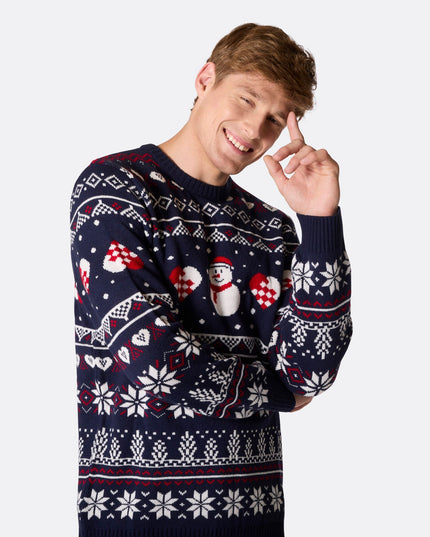 Men's Snowman Christmas Sweater