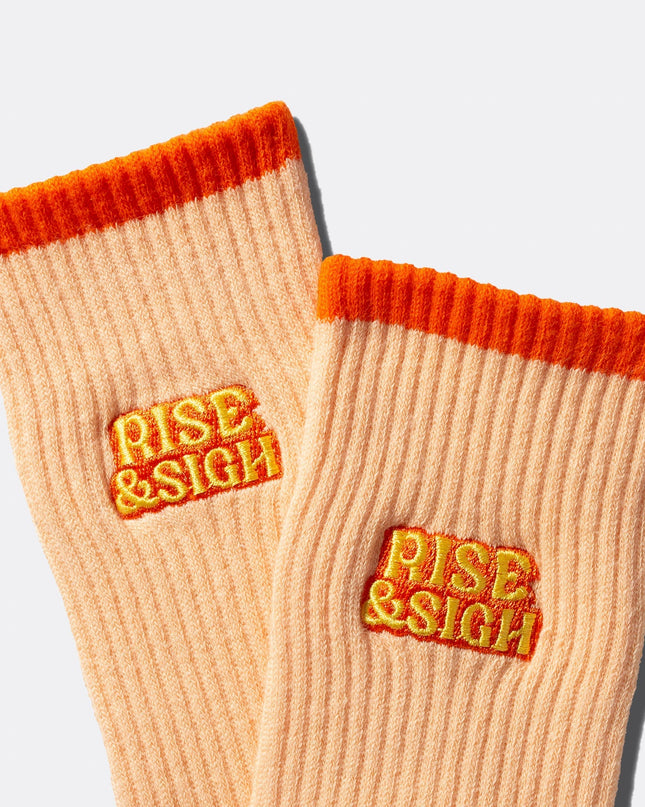Rise and Sigh Tennis Socks