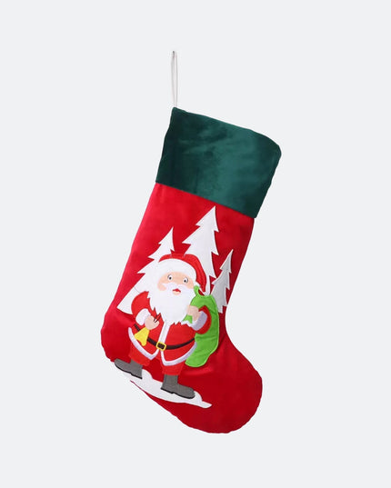 Santa-Themed Christmas Stocking