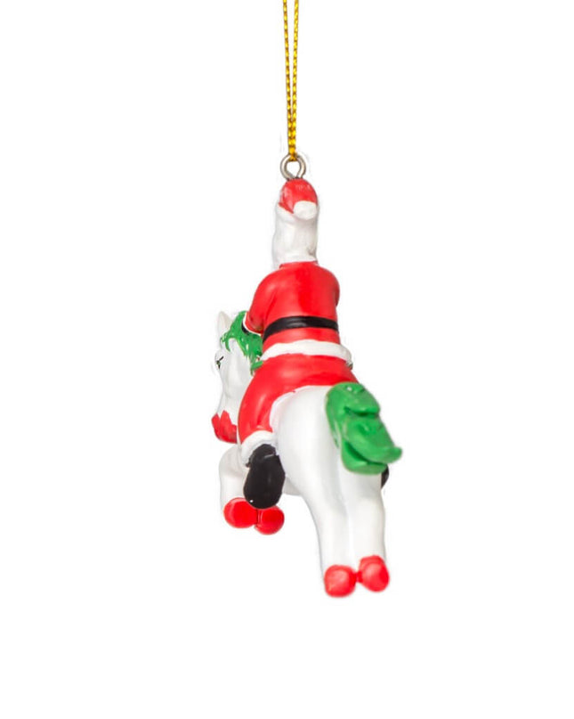 Santa Unicorn juletræspynt