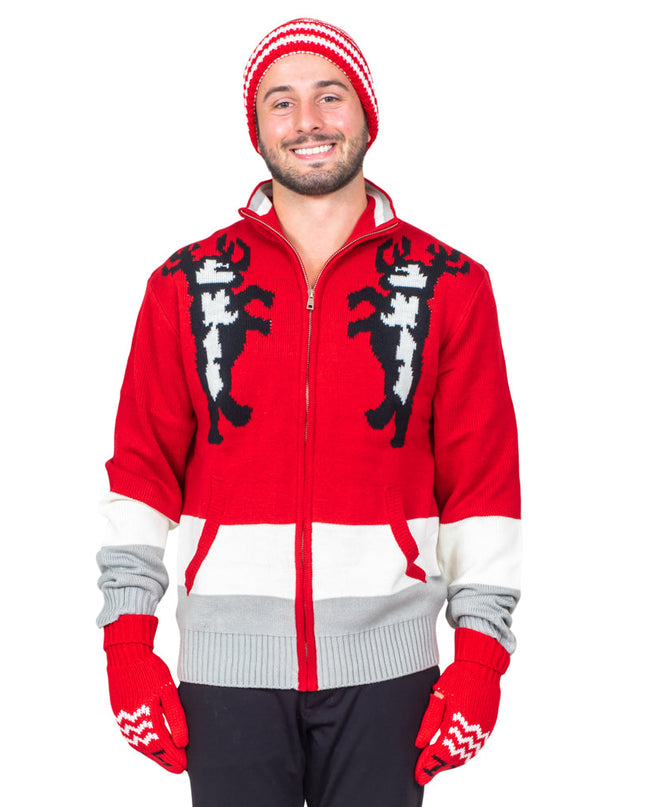 Santa Claus Movie Deluxe Costume Set: Sweater, Hat & Mittens