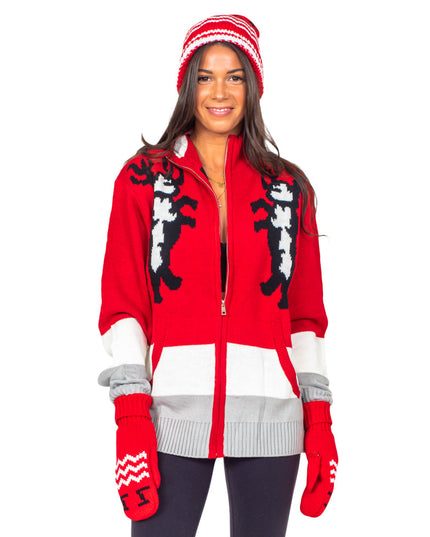 Julemand Film Deluxe Kostume Sæt: Sweater, Hat & Vanter