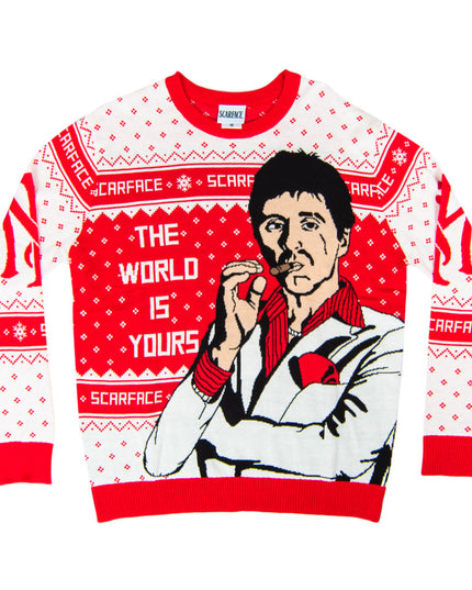 Scarface Tony Montana Ugly Christmas Sweater for Men and Women