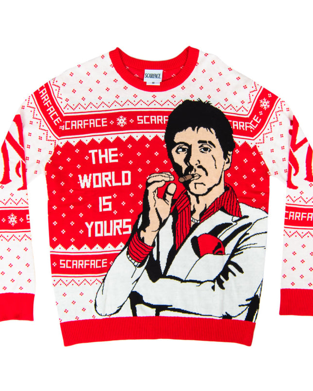 Scarface Tony Montana Ugly Christmas Sweater
