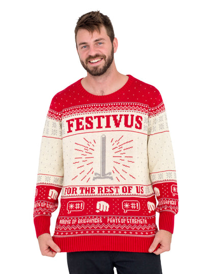 Seinfeld Festivus Ugly Christmas Sweater for Men