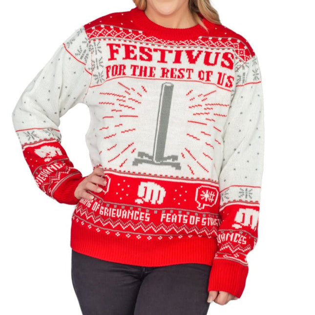 Women's Seinfeld Festivus Ugly Christmas Sweater