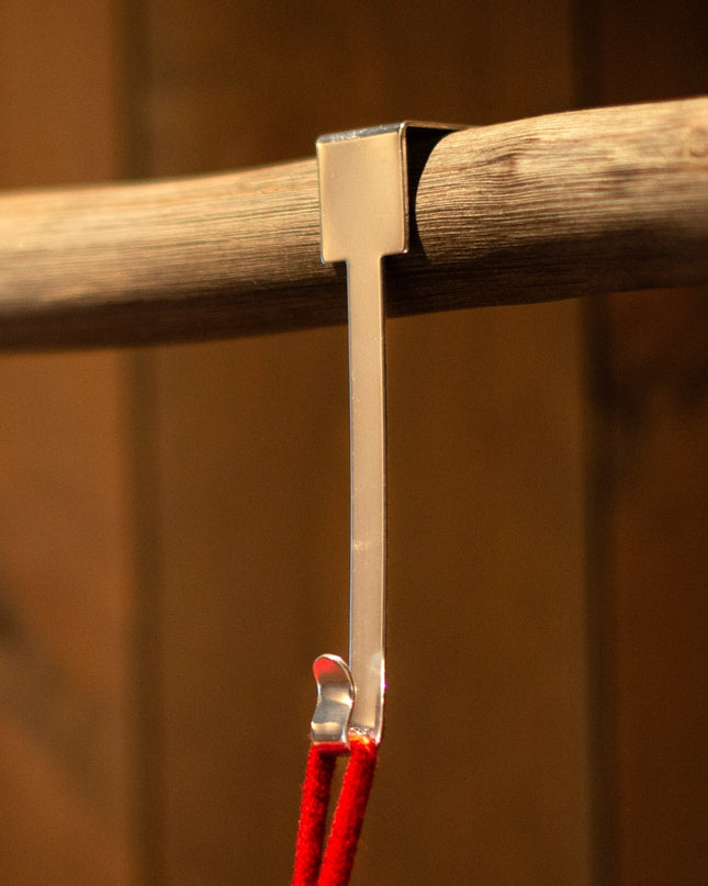 Silver Christmas Stocking Hanger