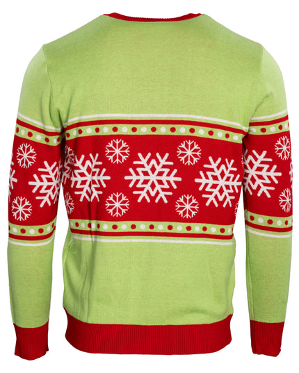 Spongebob LED Reindeer Nose Ugly Christmas Sweater