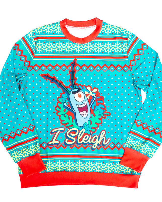 SpongeBob SquarePants Sleigh Ugly Christmas Sweater