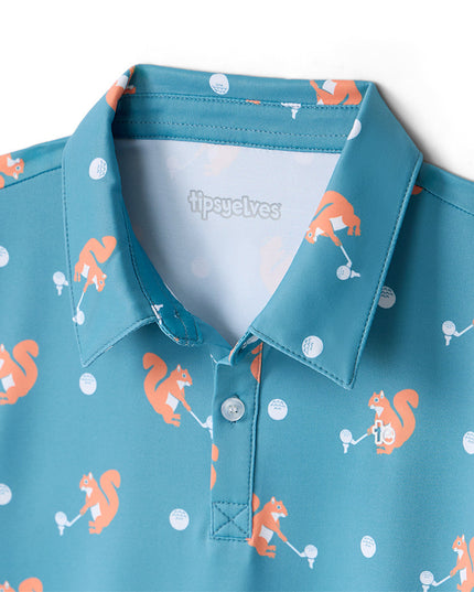 Toddler Boy's Squirrel! Golf Polo
