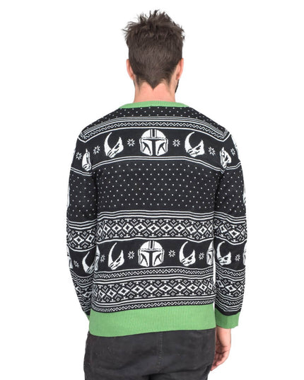 Star Wars Baby Yoda Ugly Christmas Sweater with Lights