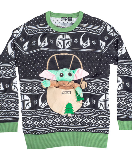 Kids Star Wars Baby Yoda Ugly Christmas Sweater