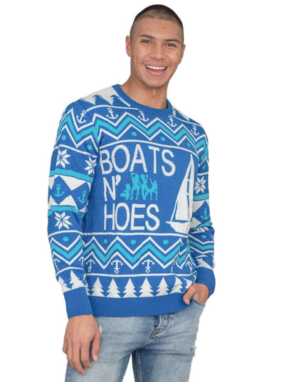 Step Brothers Boats N Hoes Ugly Christmas Sweater