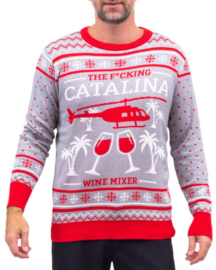 Step Brothers Catalina Wine Mixer Ugly Christmas Sweater