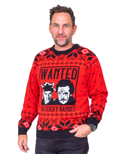 Sticky Bandits 1980s Funny Ugly Christmas Sweater