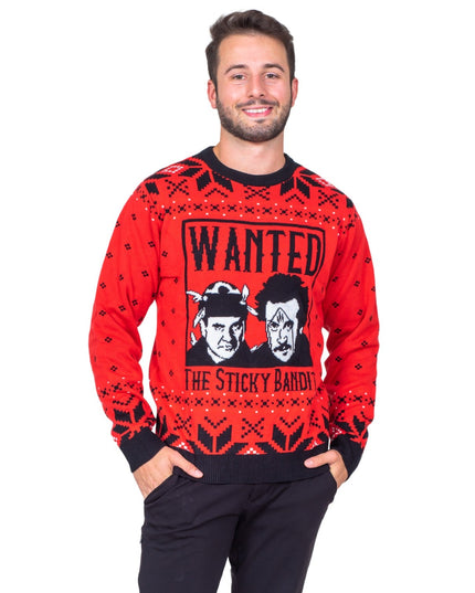 Suéter navideño feo divertido de Sticky Bandits de los años 80