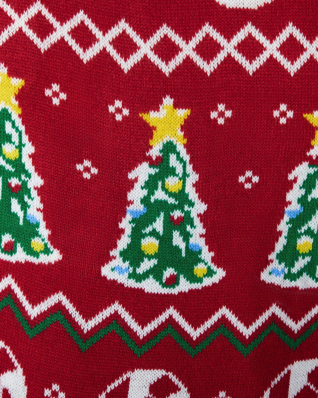 Striped Red Men's Christmas Sweater