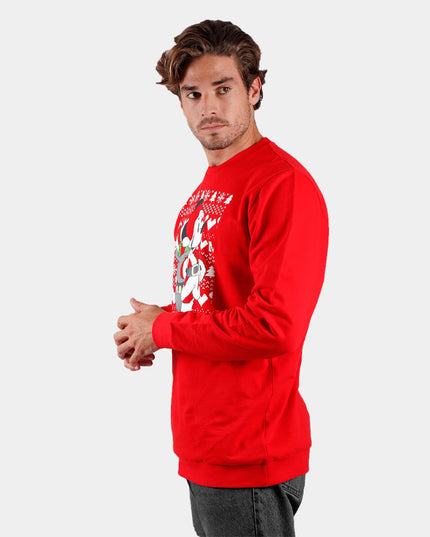 Sudadera Navideña para Hombres Diseño Mickey Mouse