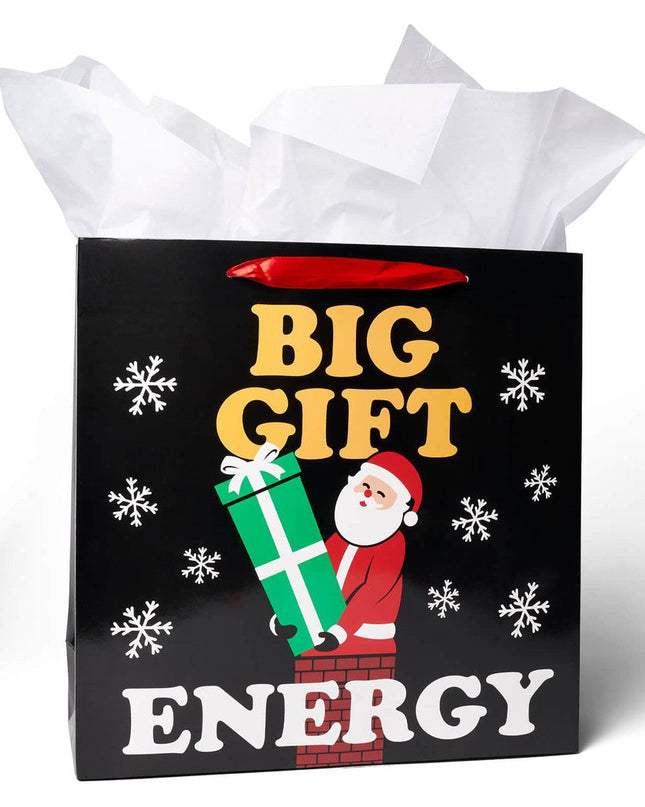 Naughty Santa Gift Bags - Set of 6
