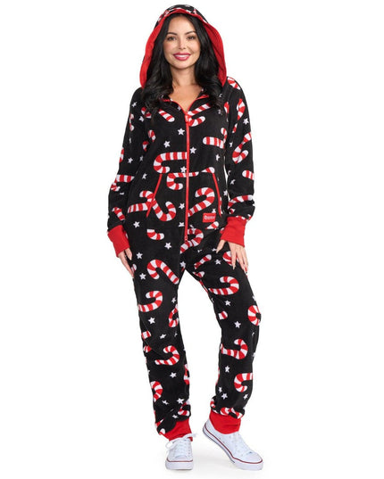 Women's Candy Cane Lane Jumpsuit