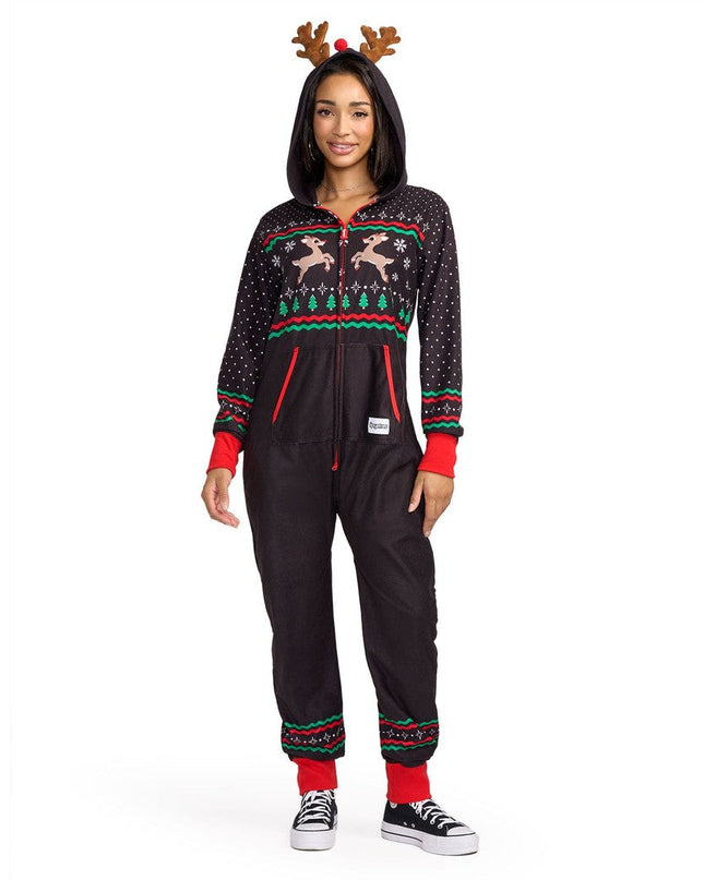 Women's Fair Isle Rudolph Jumpsuit