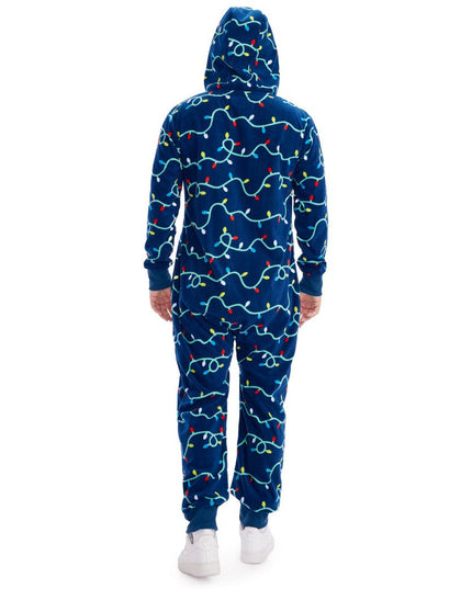 Men's String of Lights Light Up Jumpsuit