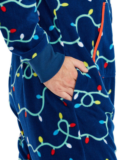 Men's String of Lights Light Up Jumpsuit